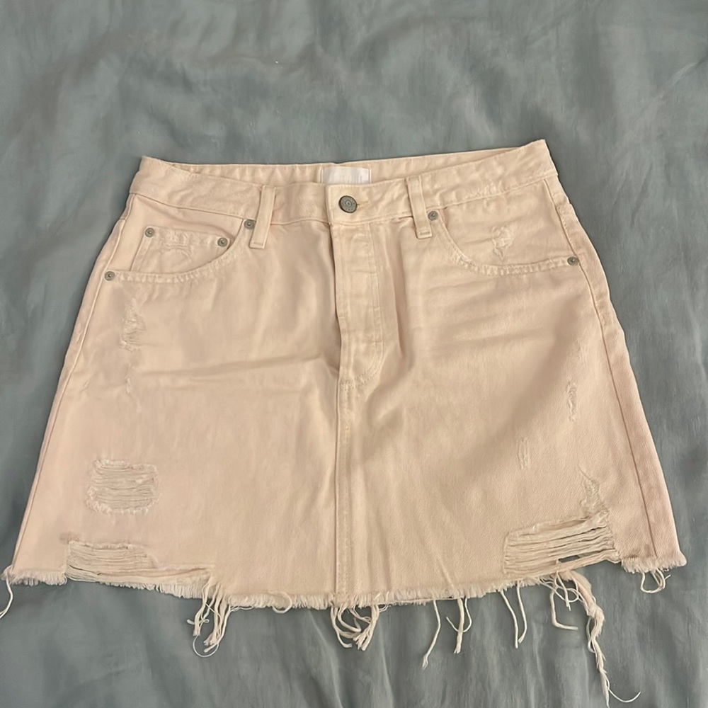 Boyish Denim Mini Skirt